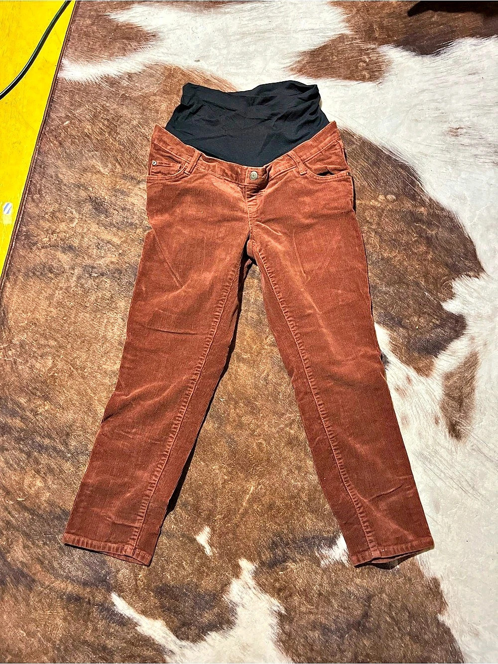 Maternity Sonoma Brown Corduroy Pants Size 4